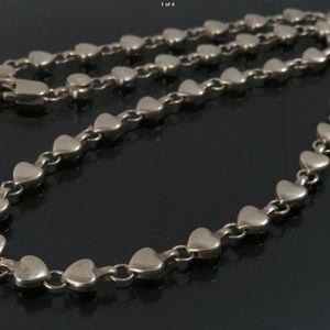 20” Tiffany heart link necklace